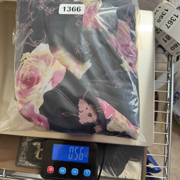 California Krush Vintage Floral Maxi Dress Women's Medium Y2K Dark Romantic Rose - Picture 12 of 12